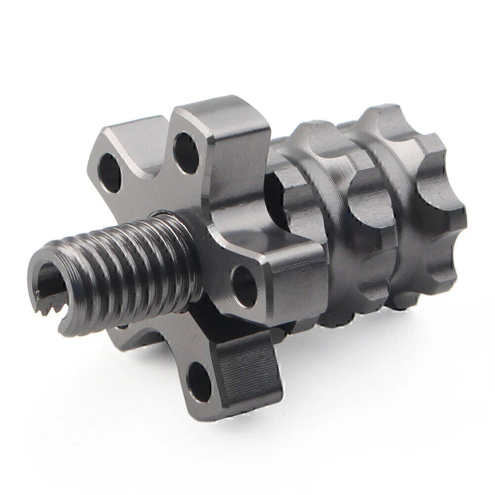 CNC M8 Clutch Brake Cable Adjuster Screw for Motorcycle Dirt Bike Grey