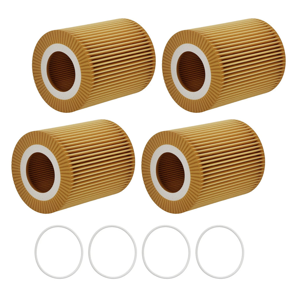 Set of 4 Oil Filters for Ford F-150 3.0L Diesel (2018–2021)
