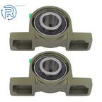 Set of 2 Pillow Block Bearings for UCP207-20 (1-1/4" Bore)