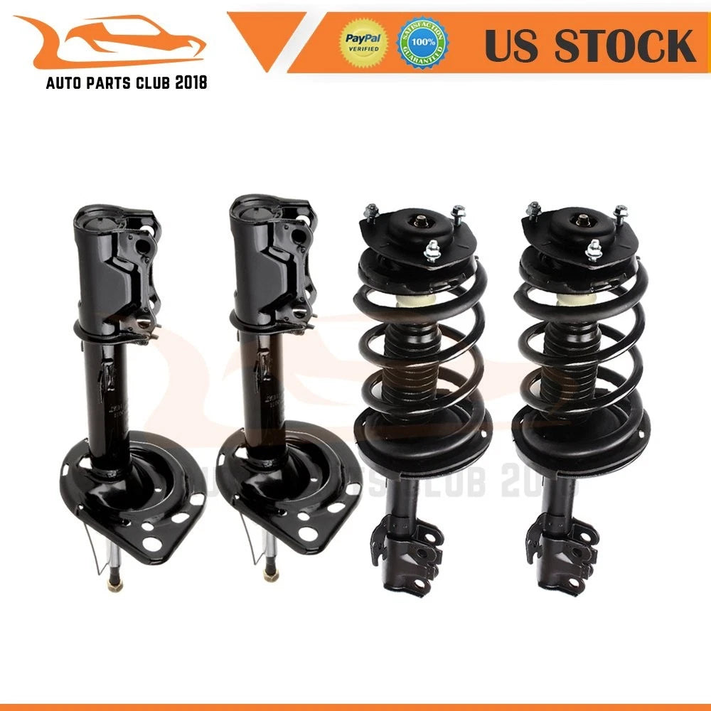 Set of 2 Quick Complete Struts Springs & Mounts & 2 Shocks for Toyota Camry (2007–2011)