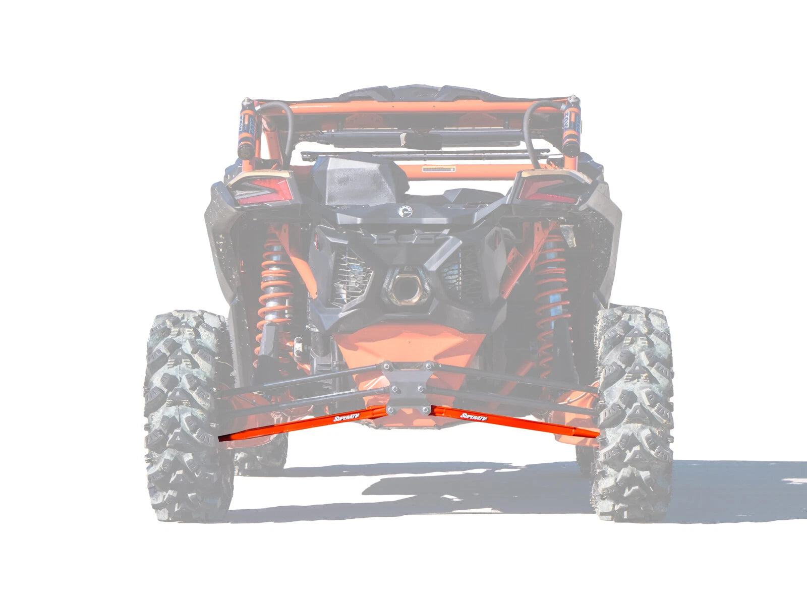 SuperATV Boxed Rear Lower Radius Arms for Can-Am Maverick X3 (2017–2023) - Red