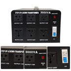 Voltage Transformer 3000W Step Up/Down Converter for US (110-240V)