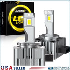 AUXITO 10000LM LED Headlight Bulb D1S D1R for HID Xenon Conversion