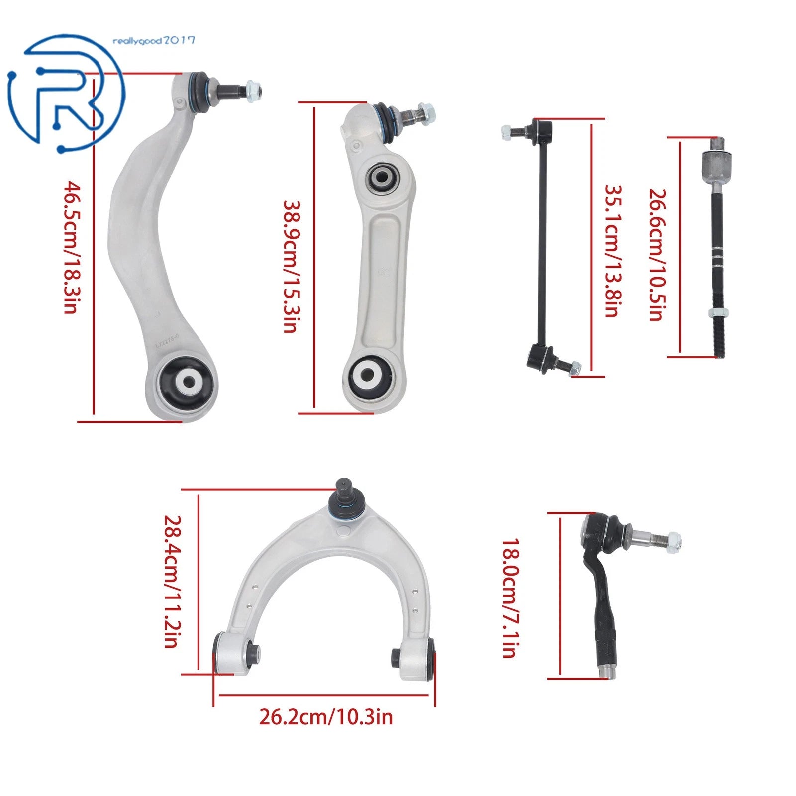 Control Arm & Ball Joint Assembly for BMW 528i 535i (2011-2016)