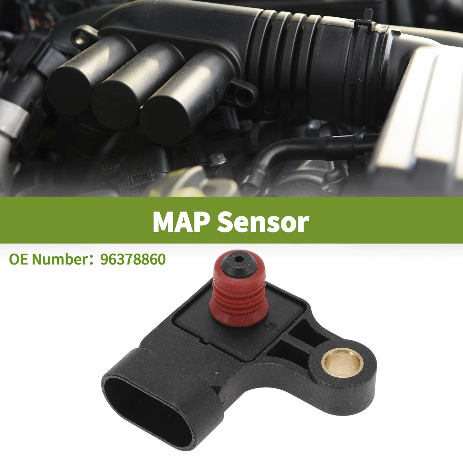 MAP Sensor for Chevrolet Aveo 4DR (2004–2011) No.96378860