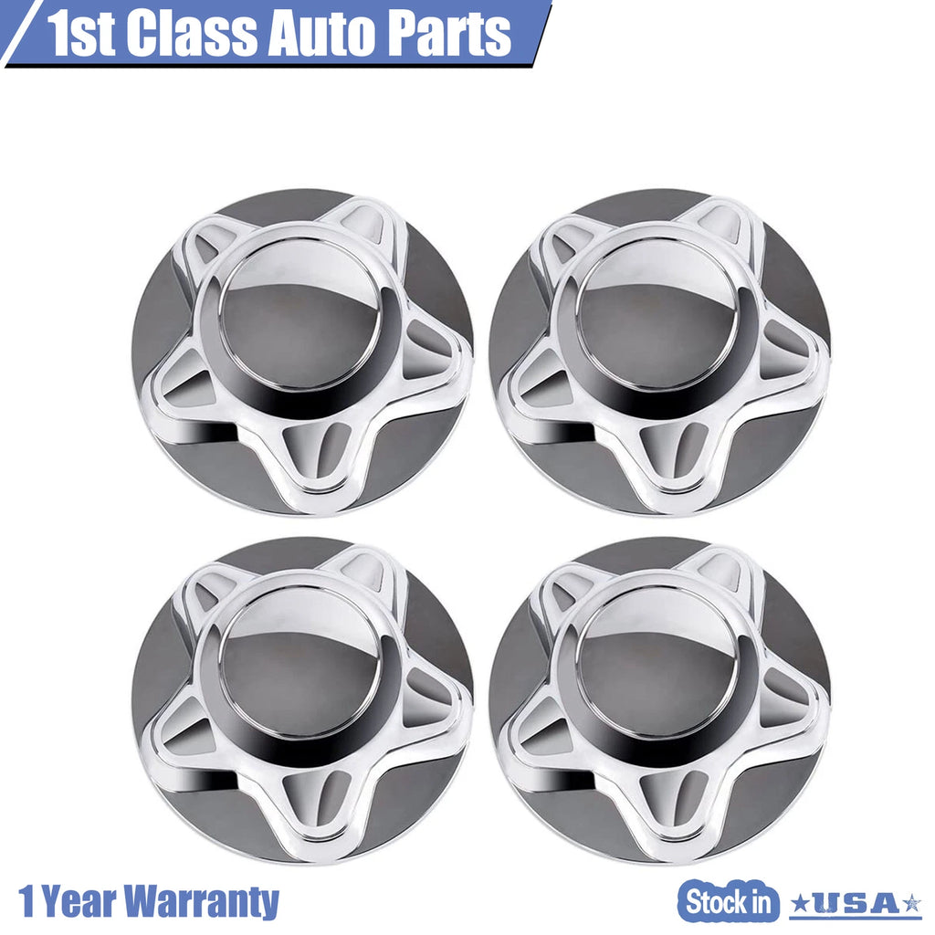 Set of 4 Chrome Wheel Center Hub Caps for Ford F150 (1997–2002)