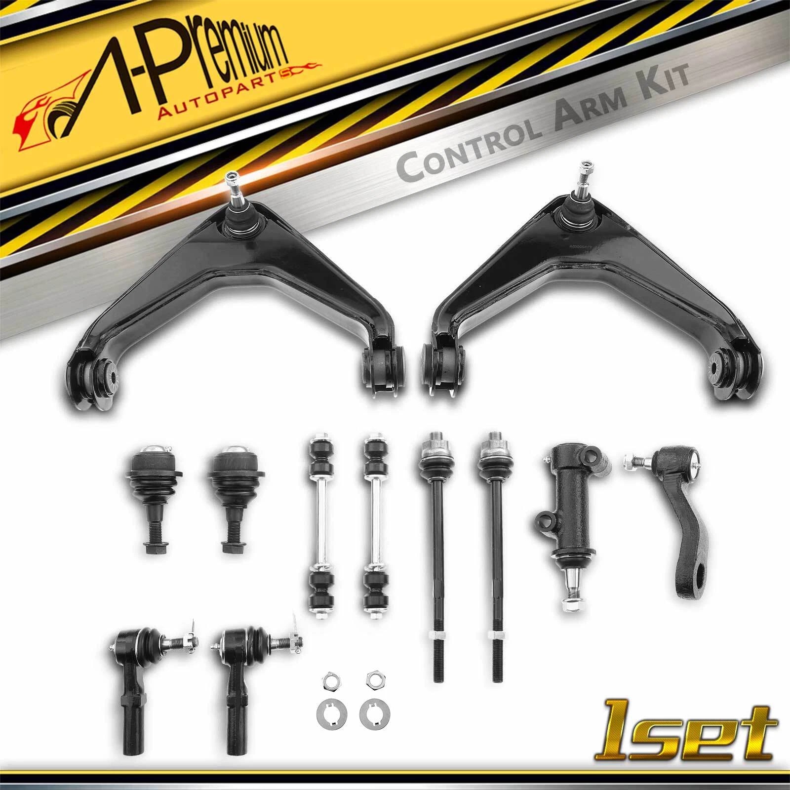 Set of 12 Front Upper Control Arms for Chevy Silverado 2500 