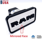 Tow Hitch Cover with Mirrored ABS for Ram 2 Inch Receiver (2019–2026)
