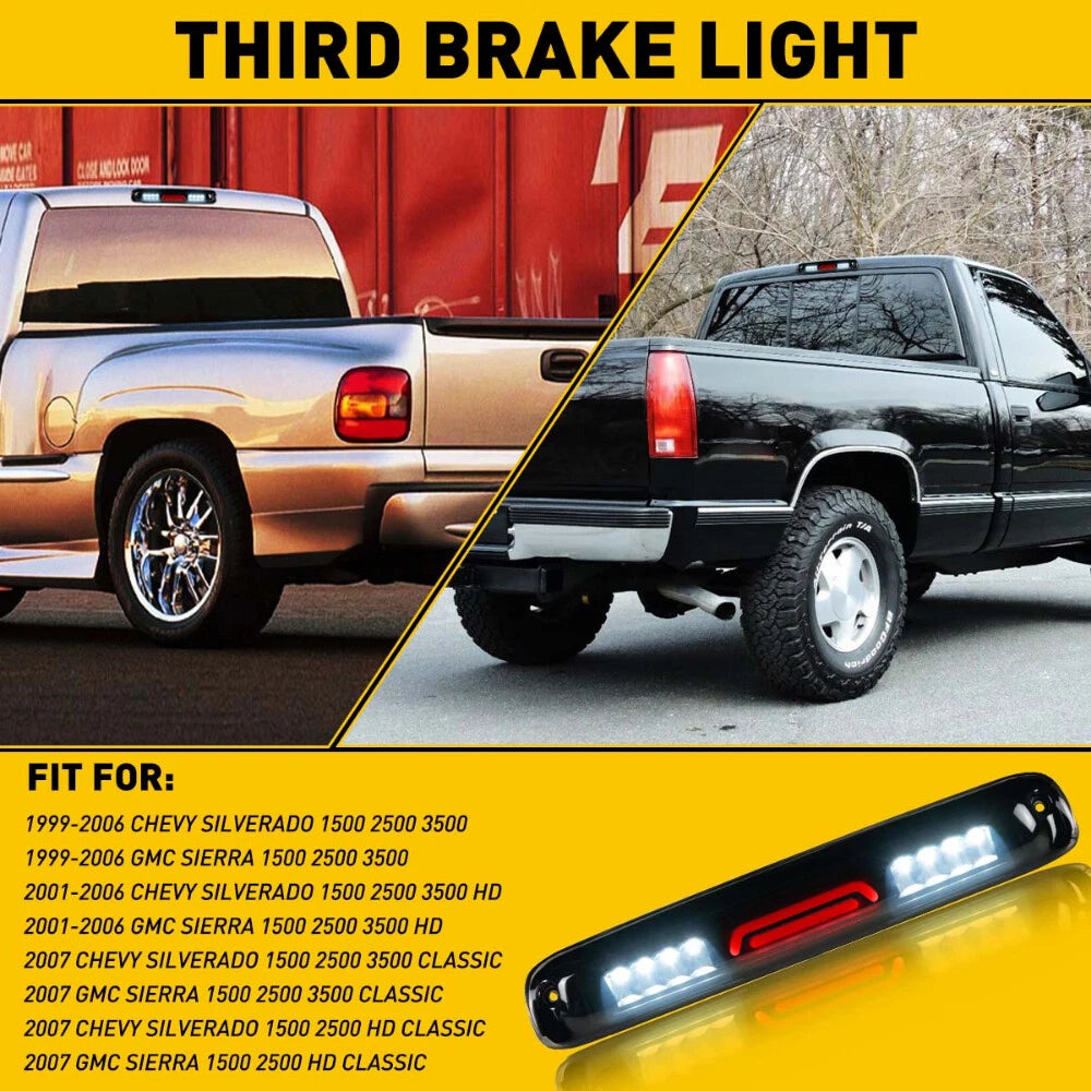 LED Third Brake Light for Chevy Silverado / GMC Sierra (2014–2019)