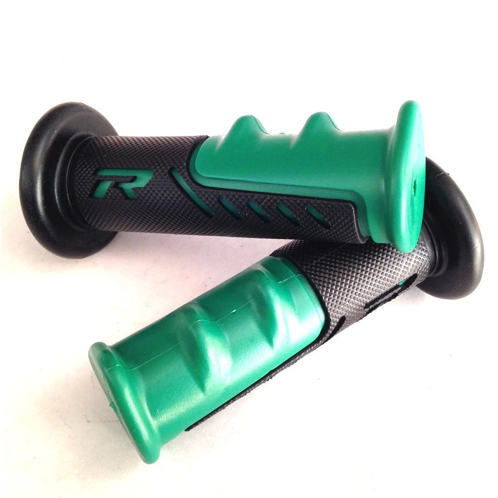 7/8" Green R Engraved Hand Grip for Yamaha 600R R1