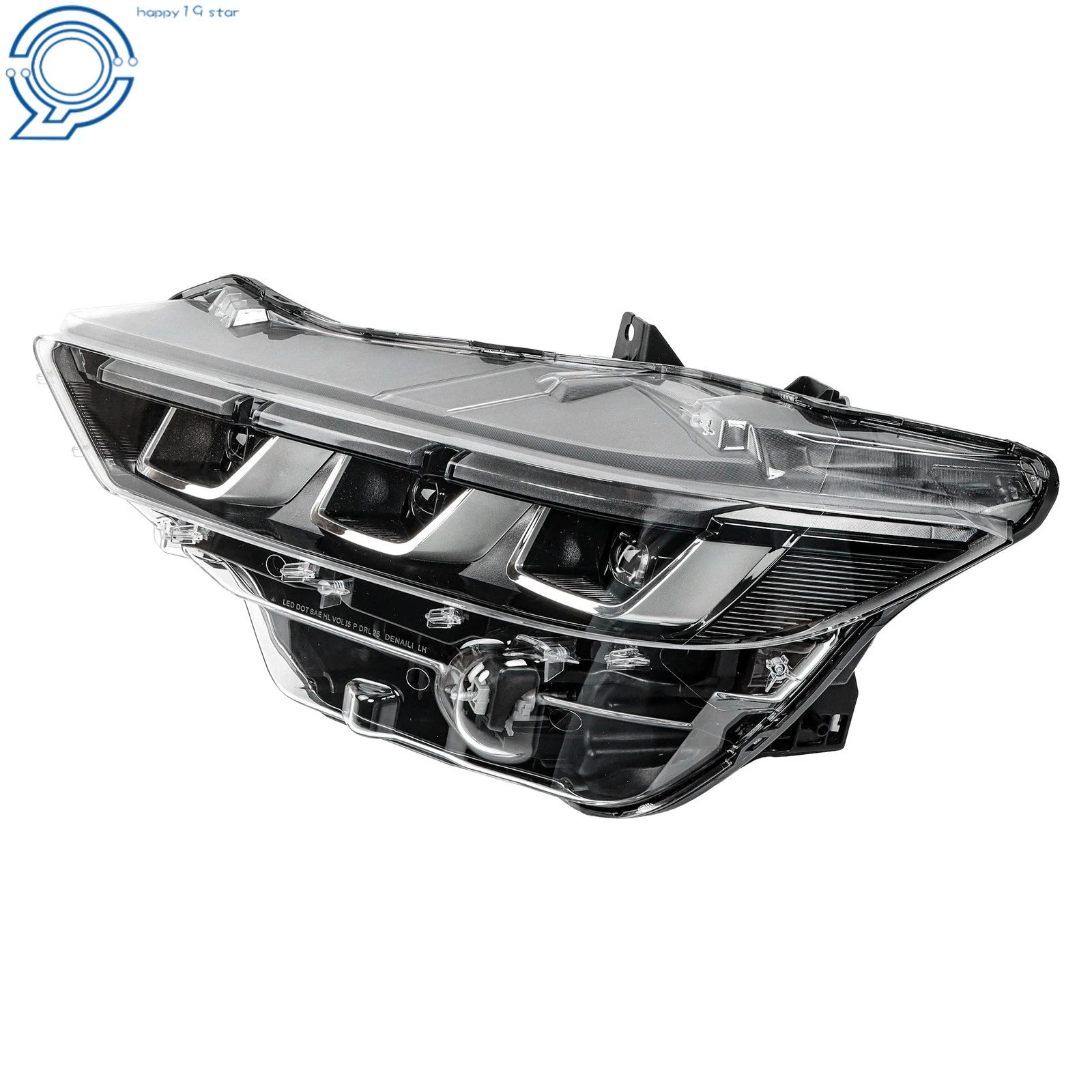 Full LED Headlight for Ford Mustang (2024–2026) Left Side, Black Style