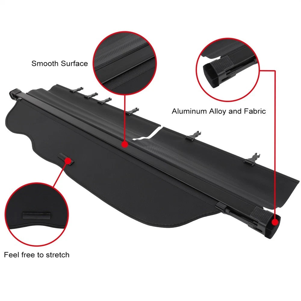 Rear Cargo Security Trunk Cover for Toyota Land Cruiser Prado (2010–2018)