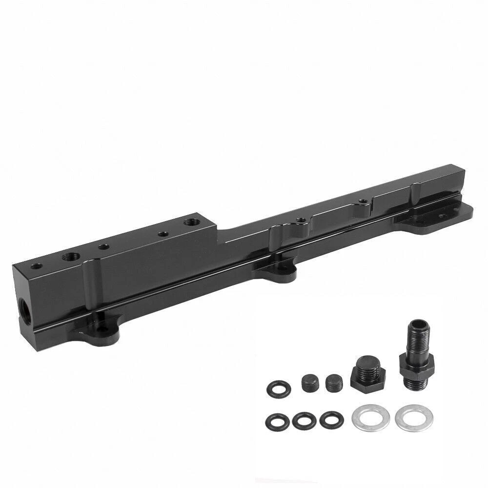 High Flow Fuel Rail Kit for B-Series Motor (B16 B18) Aluminum Black