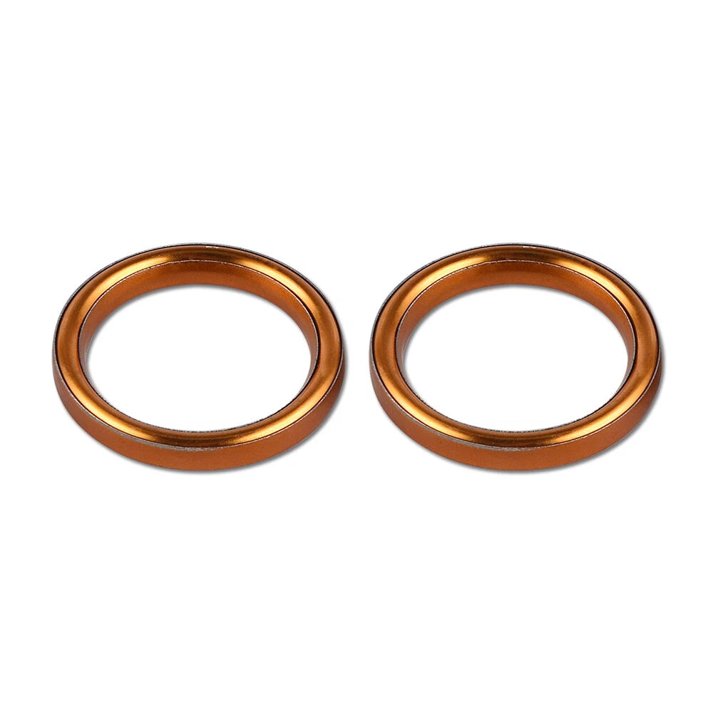 2X Muffler Gaskets for Honda VFR800 XR650L XR600R XL600R (1985–2015)