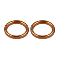 2X Muffler Gaskets for Honda VFR800 XR650L XR600R XL600R (1985–2015)
