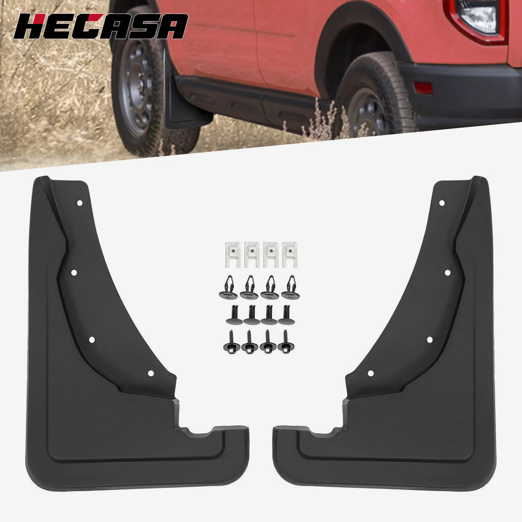 Set of 2 Front Mud Flaps for Ford Bronco Sport (2021–2024)