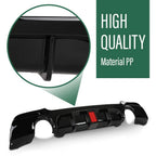 Rear Bumper Diffuser with Light for BMW E92 E93 3 Series (2007–2013)