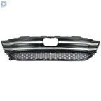 Front Upper Grille Assembly with Chrome Trim for Honda Pilot (2016-2018)