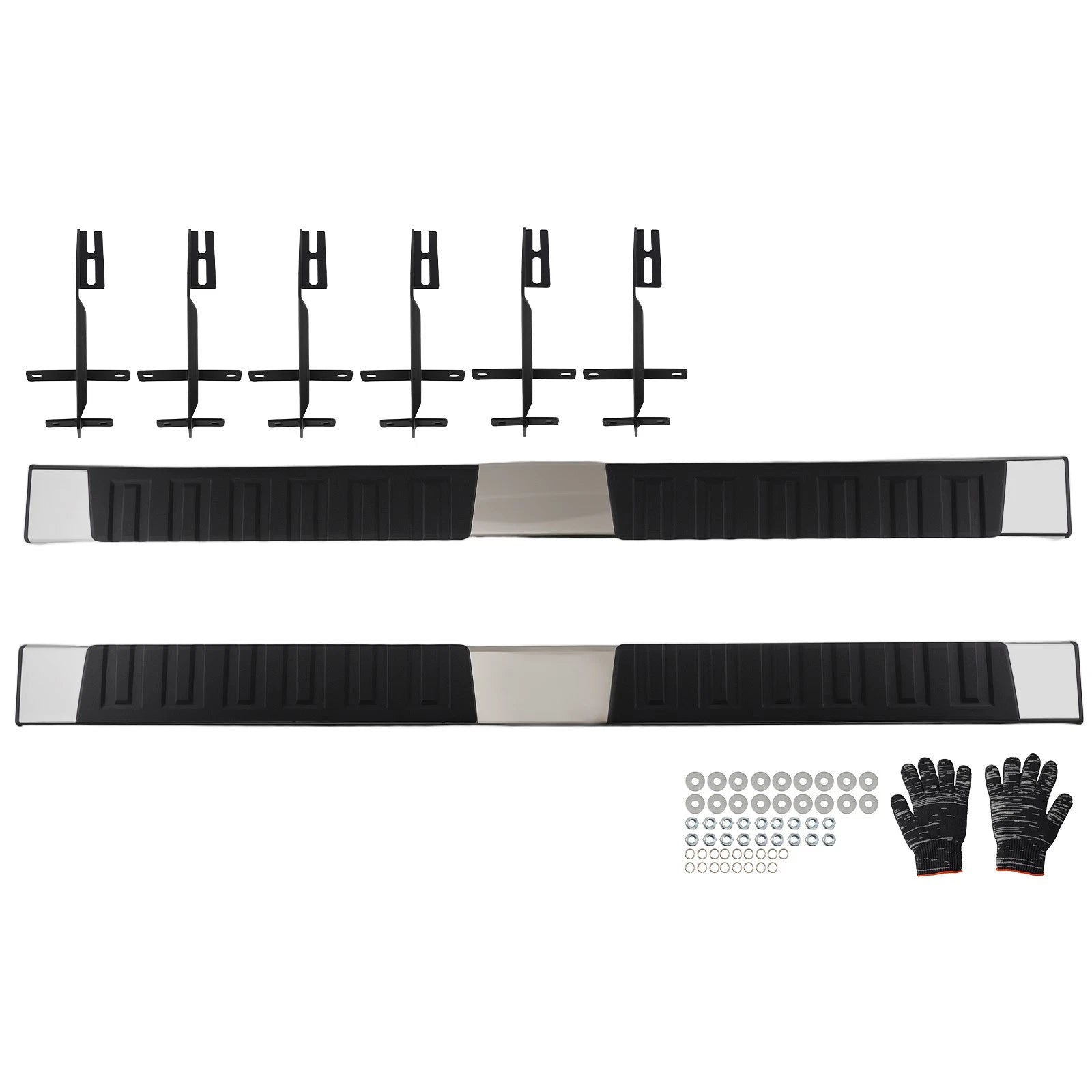 Stainless Steel Running Boards for Ford F-150 Super Crew Cab (2015–2025)