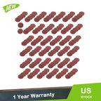 150 Pieces 2 Inch 80 Grit Red Torque Sanding Discs for Die Grinder