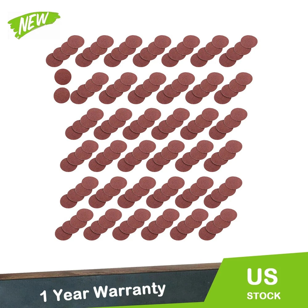 150 Pieces 2 Inch 80 Grit Red Torque Sanding Discs for Die Grinder