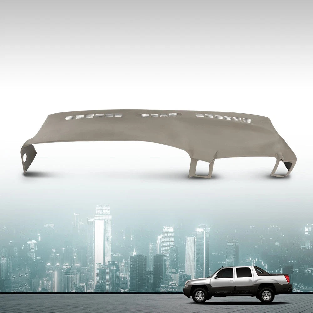Dash Cover for Silverado Sierra (1999–2006) Light Gray TPE Overlay