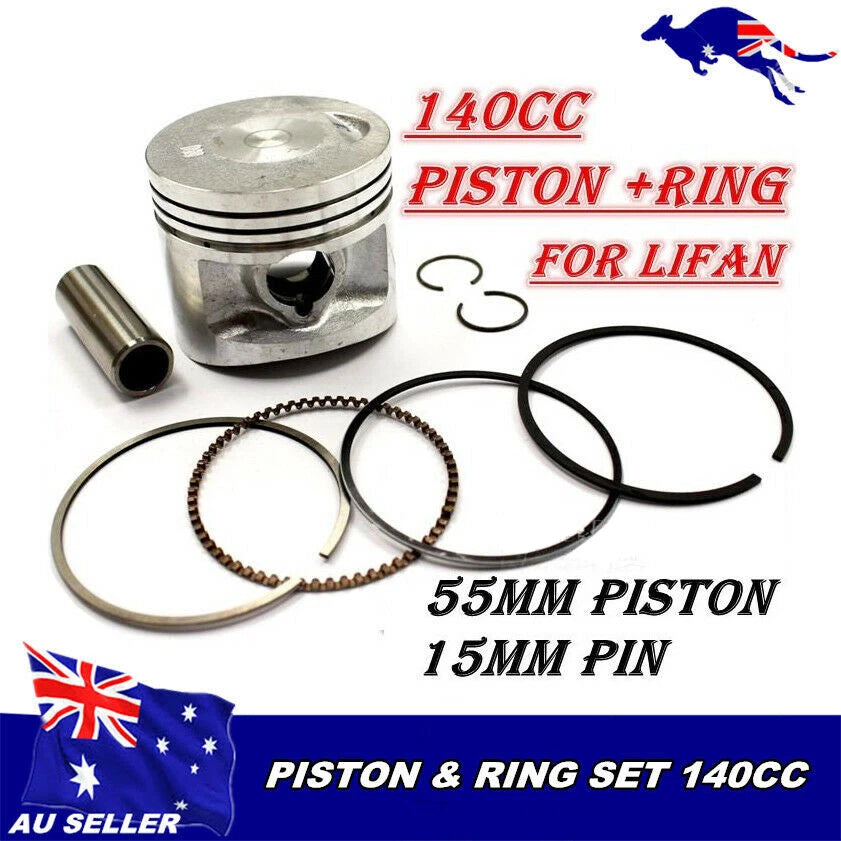 Piston Rings Cylinder Head Kit for Lifan 140cc ATV Quad