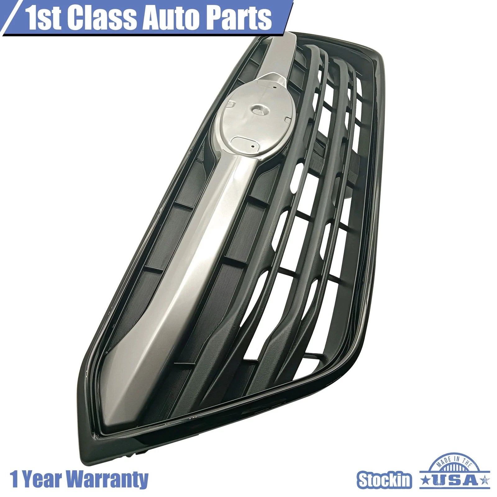 Front Grille for Subaru Outback (2020-2022) Black Silver Gloss