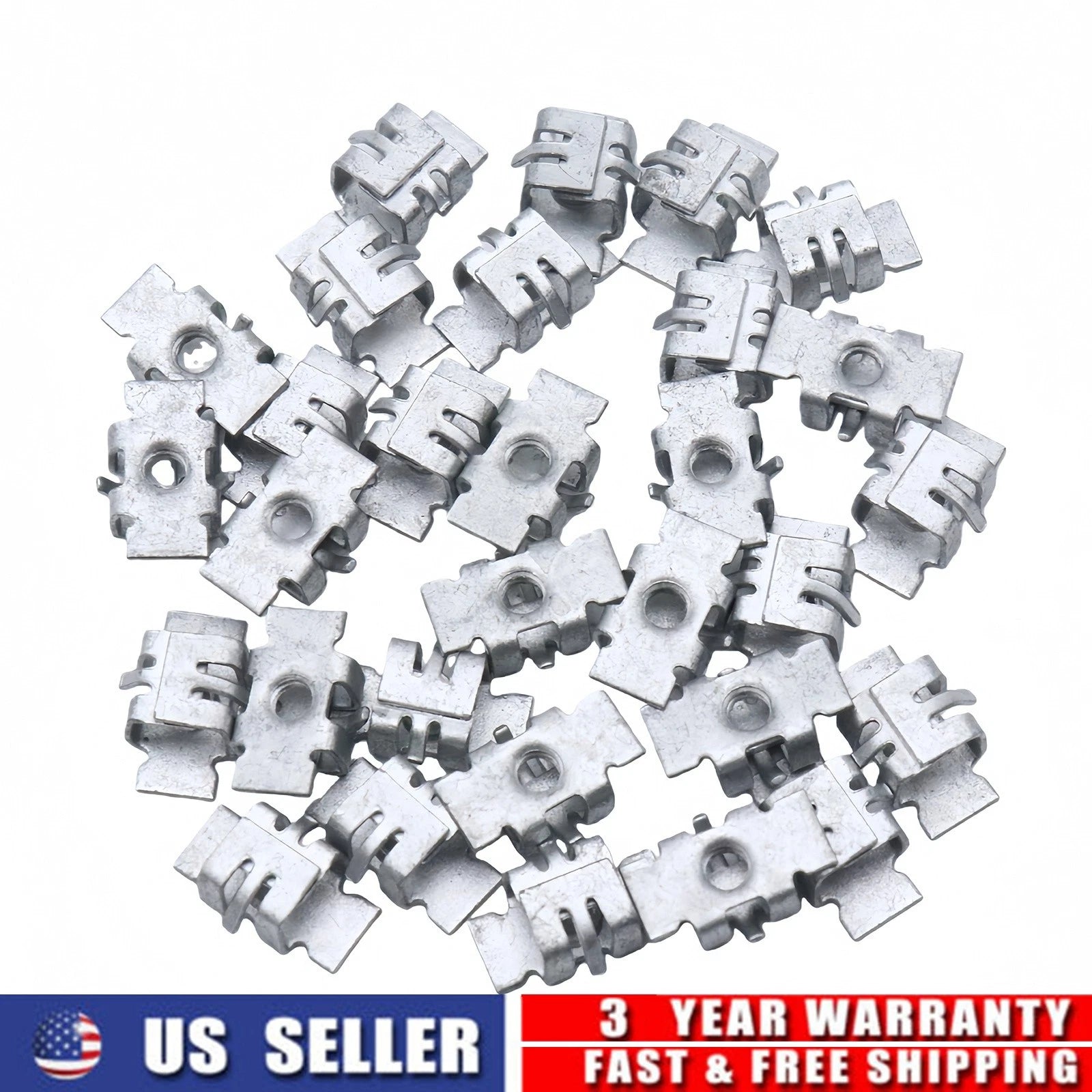 30PCS Radiator Grille Nut for Chevrolet Cadillac (11570654, 15686142, 15703799)