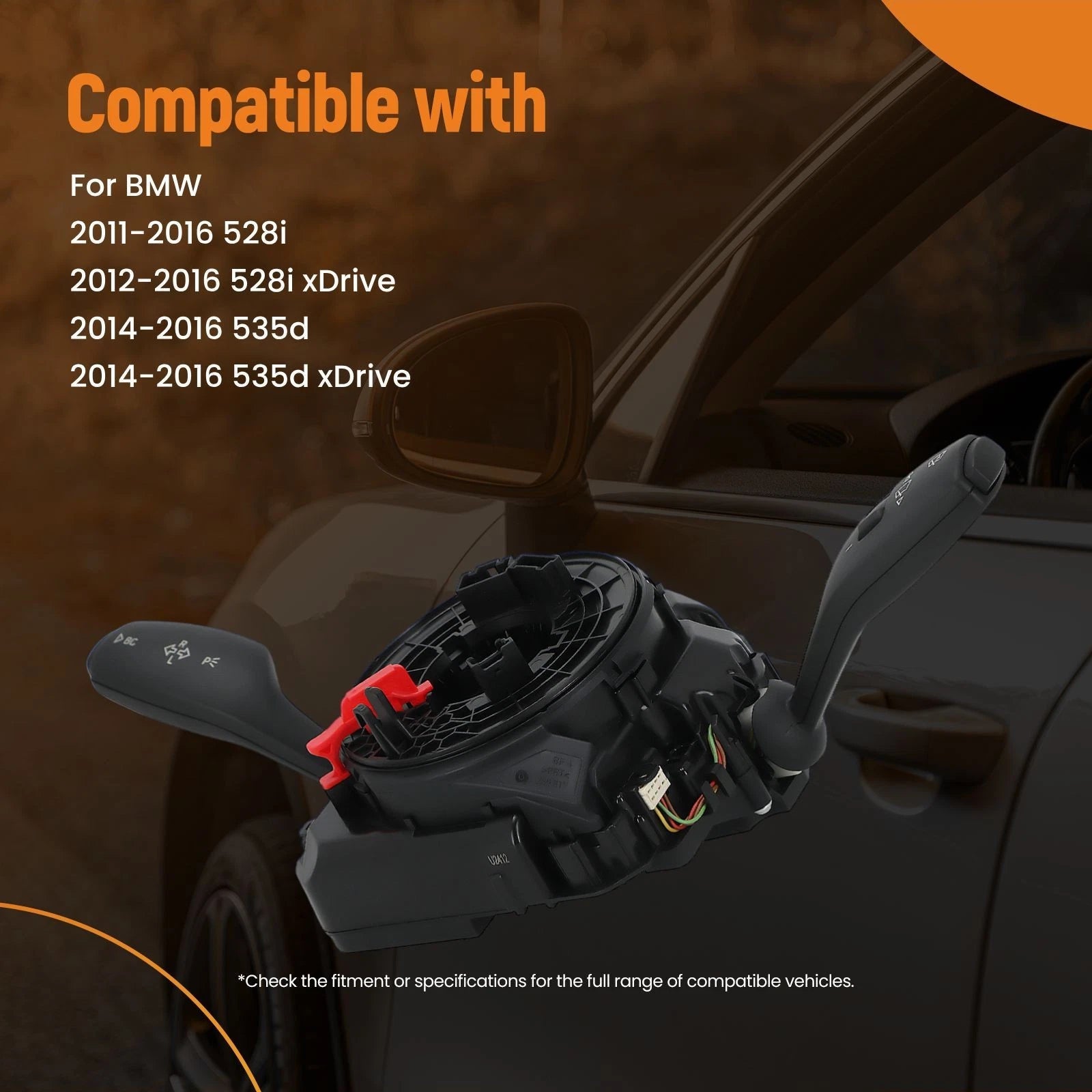Turn Signal Wiper Switch for BMW F01 F06 F07 F10 F12 F13 F02 (2009–2017) 61319202666