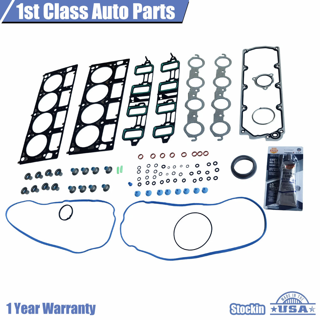 Engine Head Gasket Set for Chevrolet Express, GMC Yukon 6.0L 6.2L V8 (2003–2021)