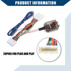 Inner Radio Subwoofer Amplifier Harness for Nissan Subaru 