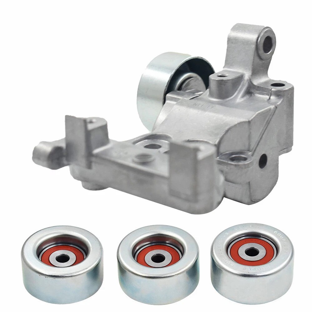 Drive Belt Tensioner & 3 Pulley for Toyota Tacoma 4Runner (2005–2015)