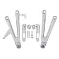 Set of 2 Passenger Footrests Footpegs Bracket for Honda CBR1000RR (2004–2007)