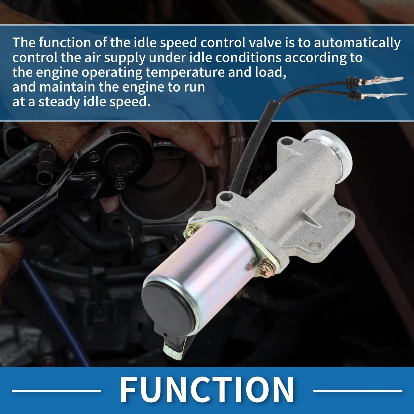 Idle Air Control Valve for Nissan Pickup (1995–1997) No. 23781-0F300