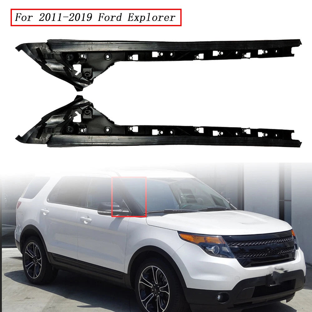 A-Pillar Trim Windshield Side Mount Brackets for Explorer (2011â2019)