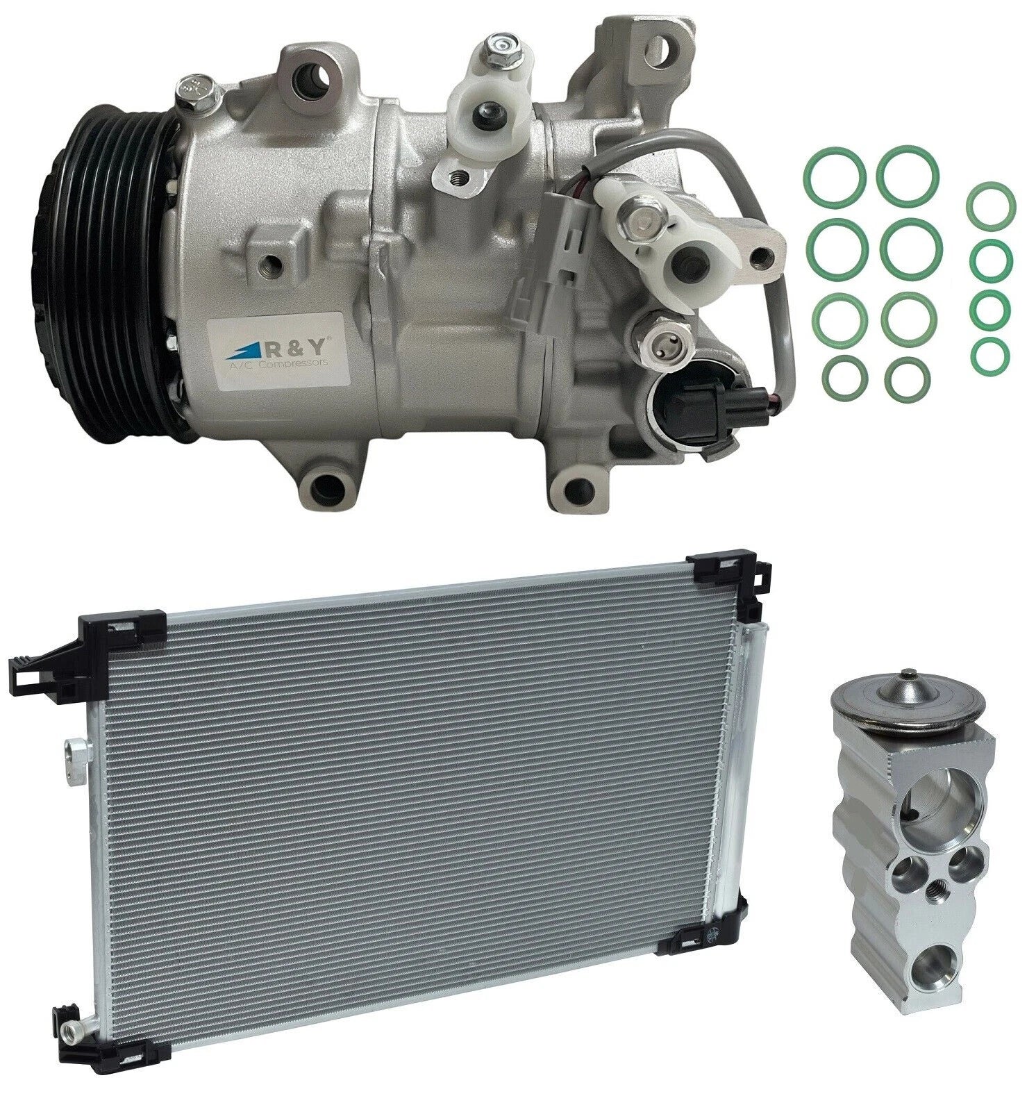 AC Compressor Kit With Condenser for Toyota C-HR 2.0L (2020–2024)