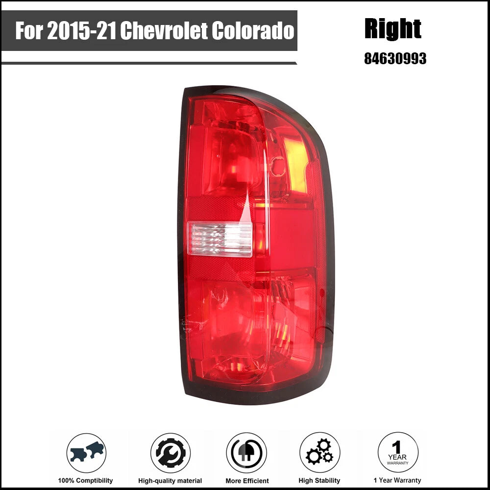Red Rear Right Brake Tail Light for Chevrolet Colorado (2015â2021)