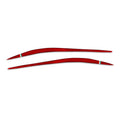 2Pcs Headlight Eyebrows Eyelids Cover Trim for Alfa Romeo Giulia (2015–2024)
