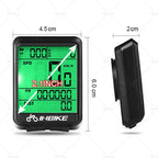 Wireless LCD Cycle Speedometer Odometer for Bicycle (Waterproof)