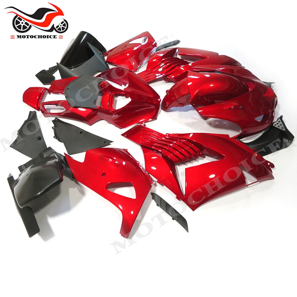 ABS Injection Bodywork Fairing Kit for Kawasaki Ninja ZX14R (2006–2011) Red