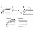 Mugen Style Window Vent Visor Rain Guard for Honda Accord Sedan (2008–2012)