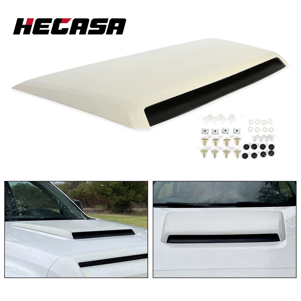 Front Upper Hood Scoop Bulge Kit for Toyota Tundra (2014–2021) White