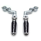 1.25" Highway Radical Tombstone Offset Mount Clamp Foot Peg for Harley Sportster