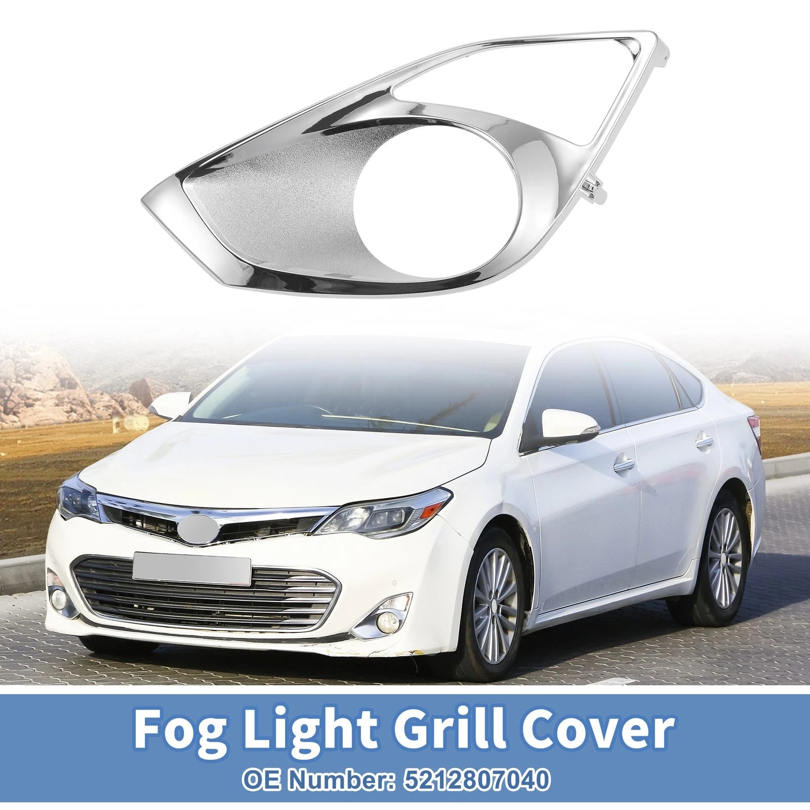 1 Pc Fog Light Grill for Toyota Avalon (2013–2015) No. 5212807040