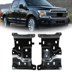 Set of 2 Bumper Mounting Brackets for Ford F-150 (2018â2020) Black