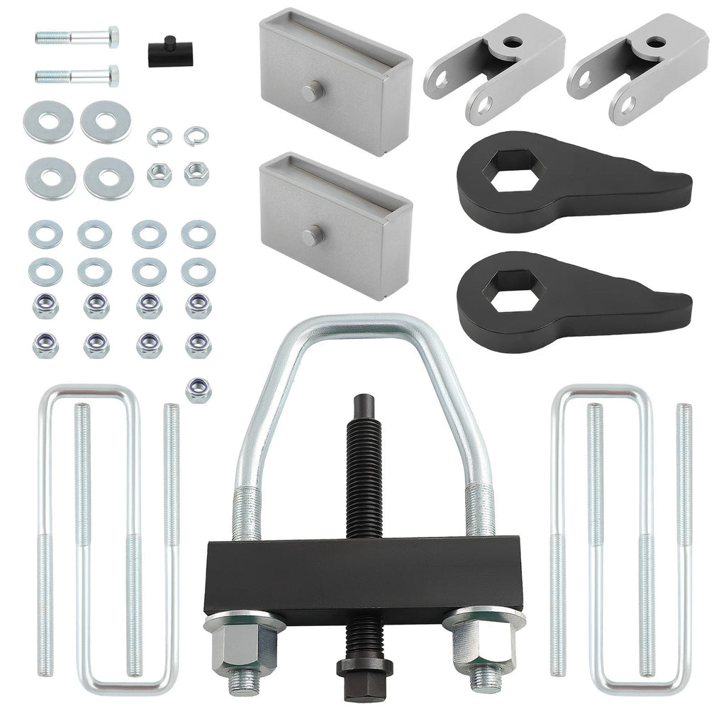 3" Front 2" Rear Lift Kit for Sierra Silverado 1500 4WD (1999–2007)