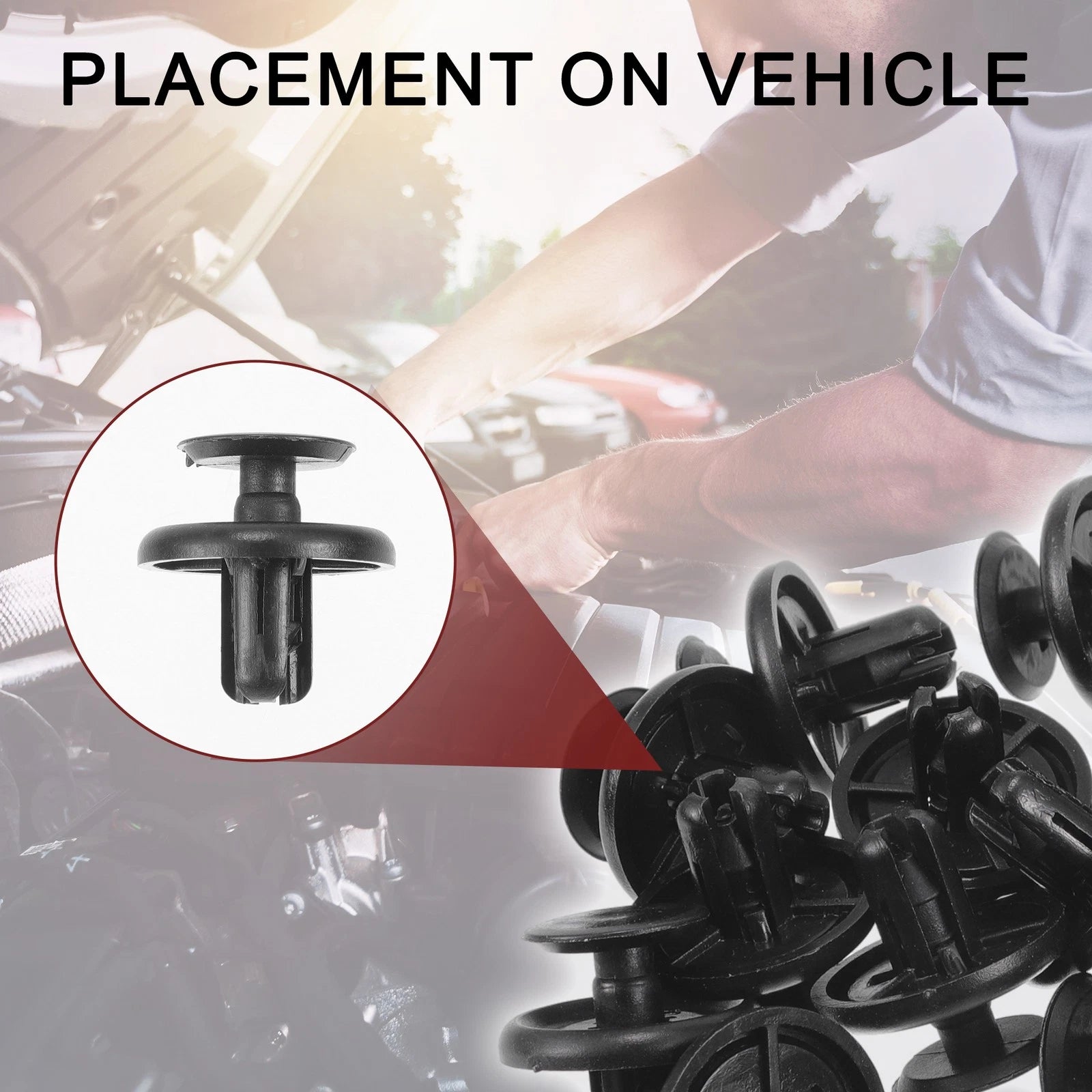 Set of 25 Front Fender Skirt Clips for Lexus CT200h (2011–2017) & ES300h (2013–2020)