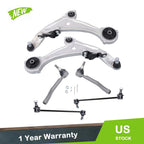 Set of 6 Control Arms, Tie Rods & Sway Bars for Nissan Altima (2007–2013) K620195