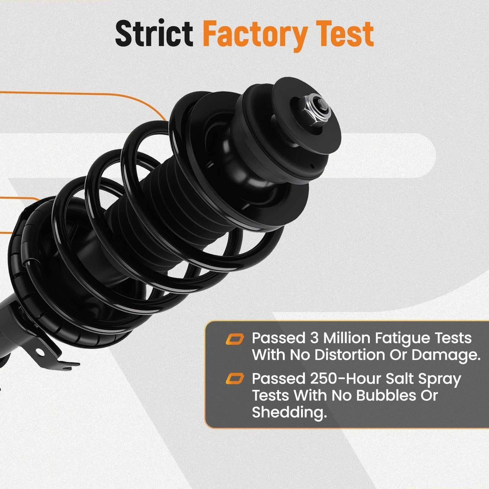 Set of 4 Front Struts & Sway Bar Links for Chevy Aveo/Aveo5 (2004-2011)
